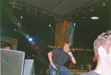 steve sur scene
